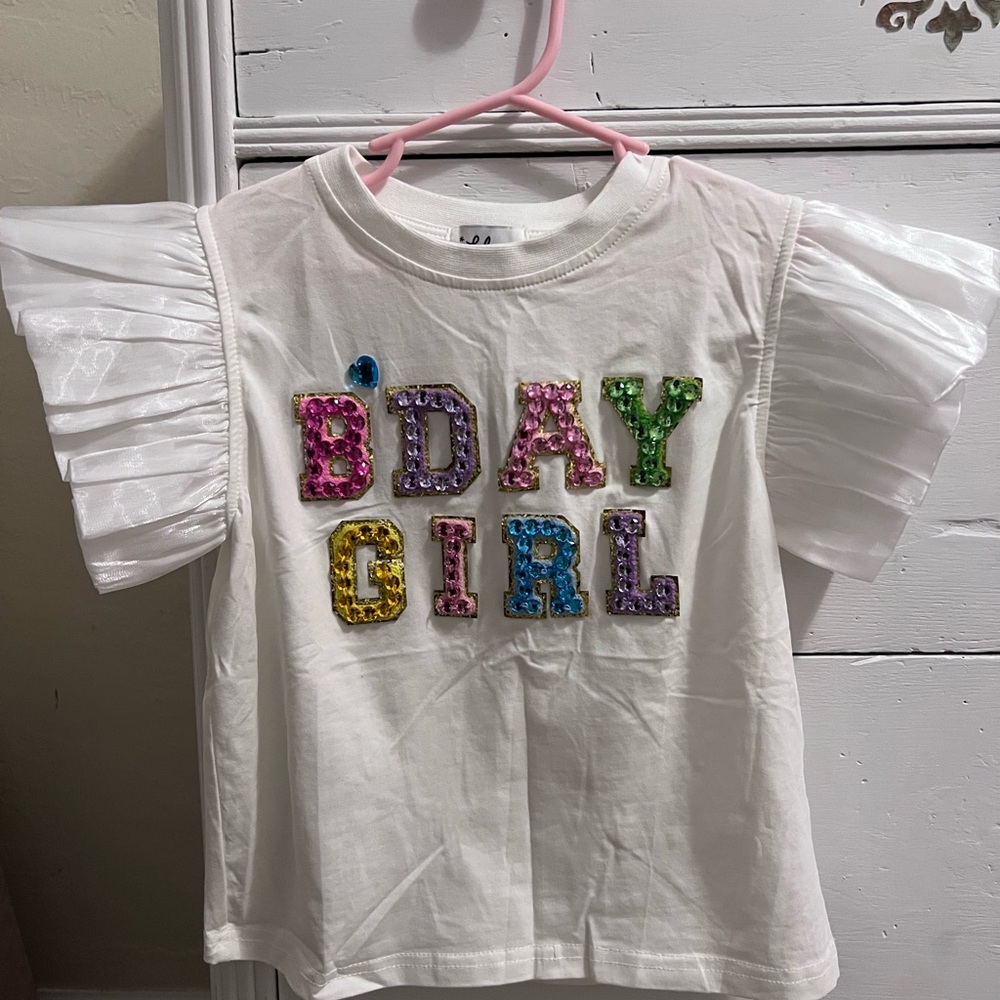 B’Day Girl Shirt Size 5